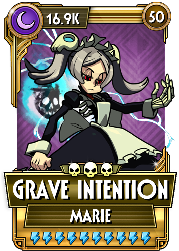 Sg Custom Cards - Skullgirls Marie Fanart (359x504), Png Download