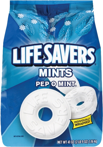 Life Savers Mints Pep O Mint - Lifesavers Mints Wint O Green (500x500), Png Download