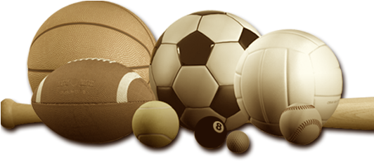 Texas House Mandates Ekg Tests For High School Athletes - Sports Balls In A Line (531x236), Png Download
