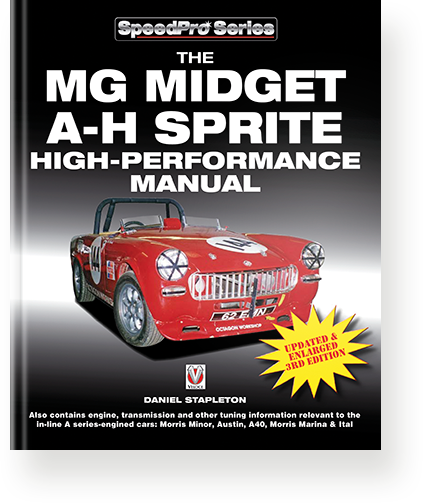 Covers All Aspects Of Modifying The Mg Midget And Austin - Mg Midget And Austin Healey Sprite High Performance (423x503), Png Download