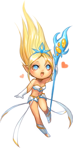 League Of Legends - League Of Legends Janna Chibi (500x572), Png Download