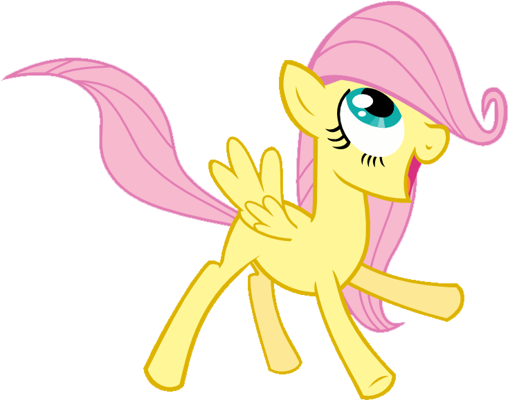 Thank You For Helping Us Ago, Maybe Rainbow Wouldn't - Filly Fluttershy Gif (848x636), Png Download