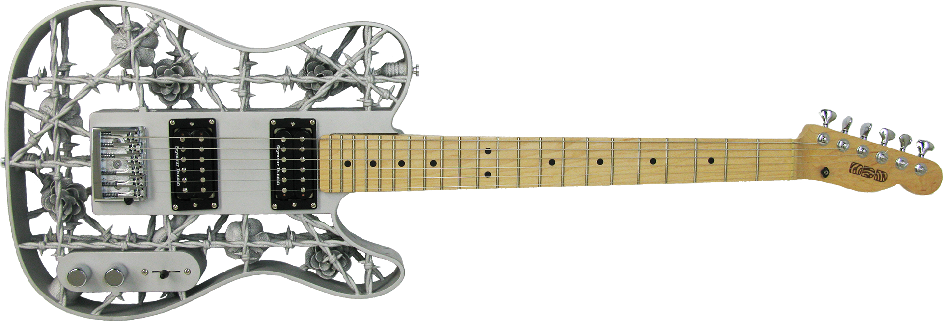 Xilloc Heavy Metal - Fender James Burton Standard Telecaster (candy Apple (1920x655), Png Download