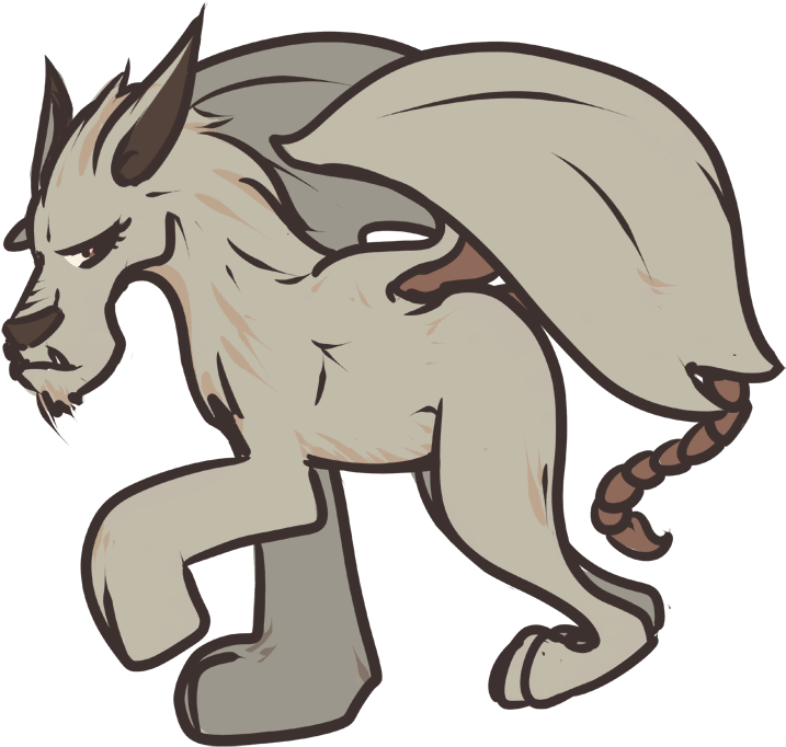 Inlucidreverie, Fallout Equestria, Manticore, Oc, Oc - Cartoon (900x900), Png Download