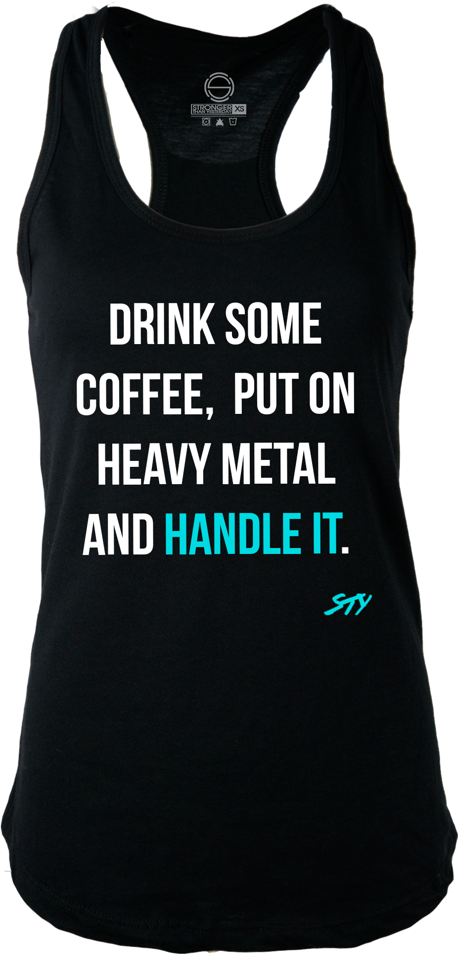 Handle It - Heavy Metal - Active Tank (1500x1941), Png Download