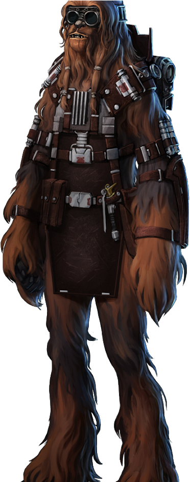 Photo - Star Wars Wookie Pilot (530x942), Png Download