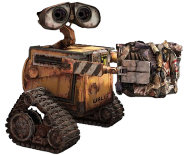 Walle Ta Da Gif (363x360), Png Download