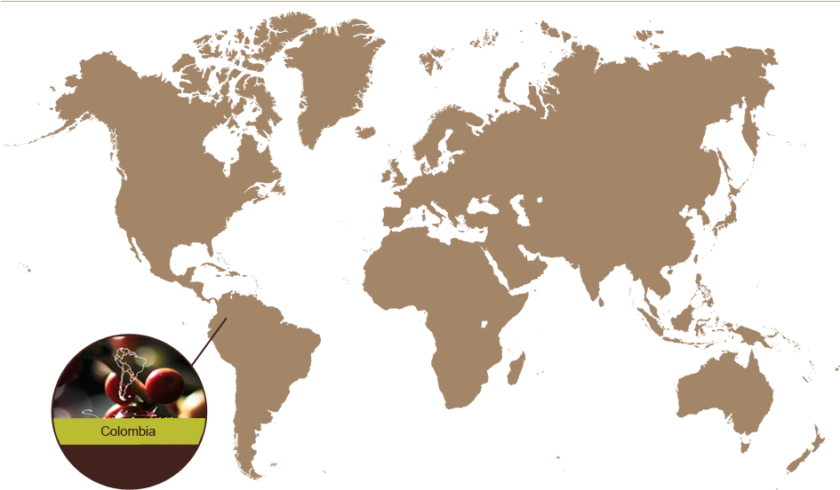 Colombia Map - World Map (956x734), Png Download