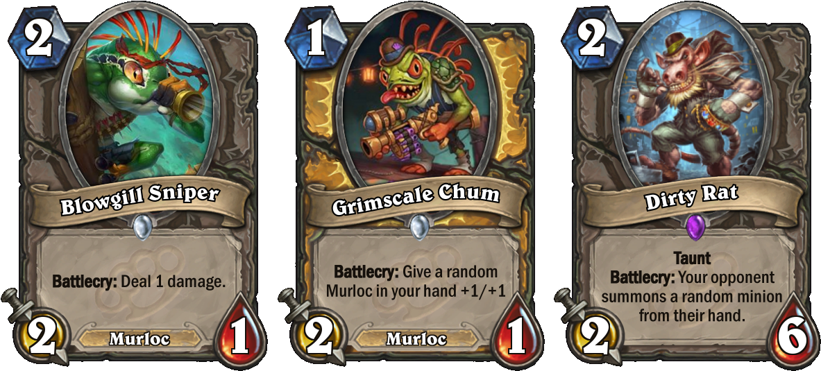 Mean Streets Of Gadgetzan Card Reveal, Part - Tri Class Cards Hearthstone (1195x543), Png Download