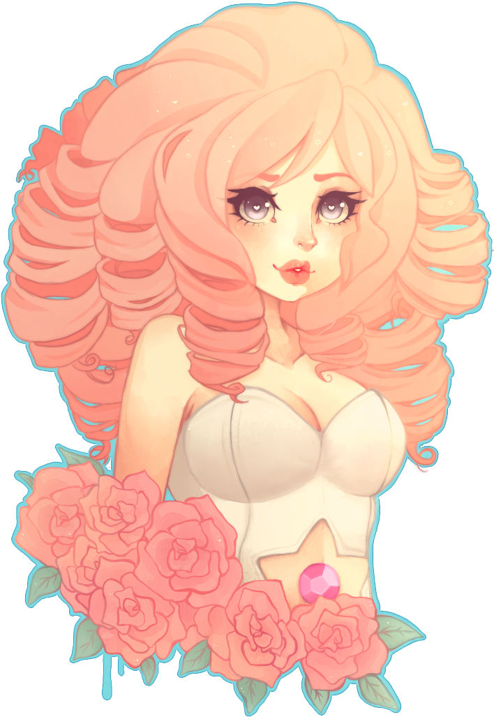 Rose Quartz Png Transparent Image - Illustration (800x1043), Png Download