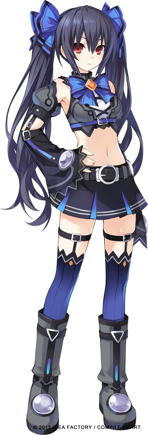 She Already Had Her Hands Full With Plutia, But With (561x1646), Png Download