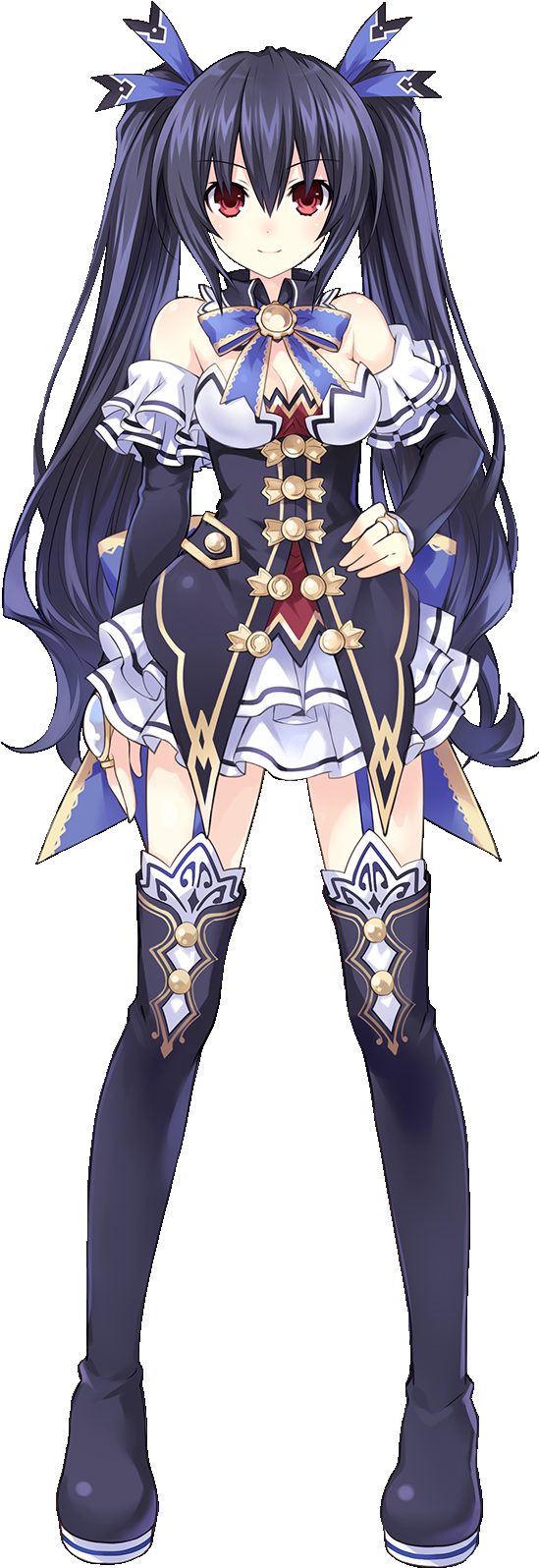 For Reference- Http - Megadimension Neptunia Viir Noire (579x1612), Png Download