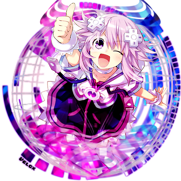 Tag By Veloxity - Hyperdimension Neptunia Neptune Logo (600x600), Png Download