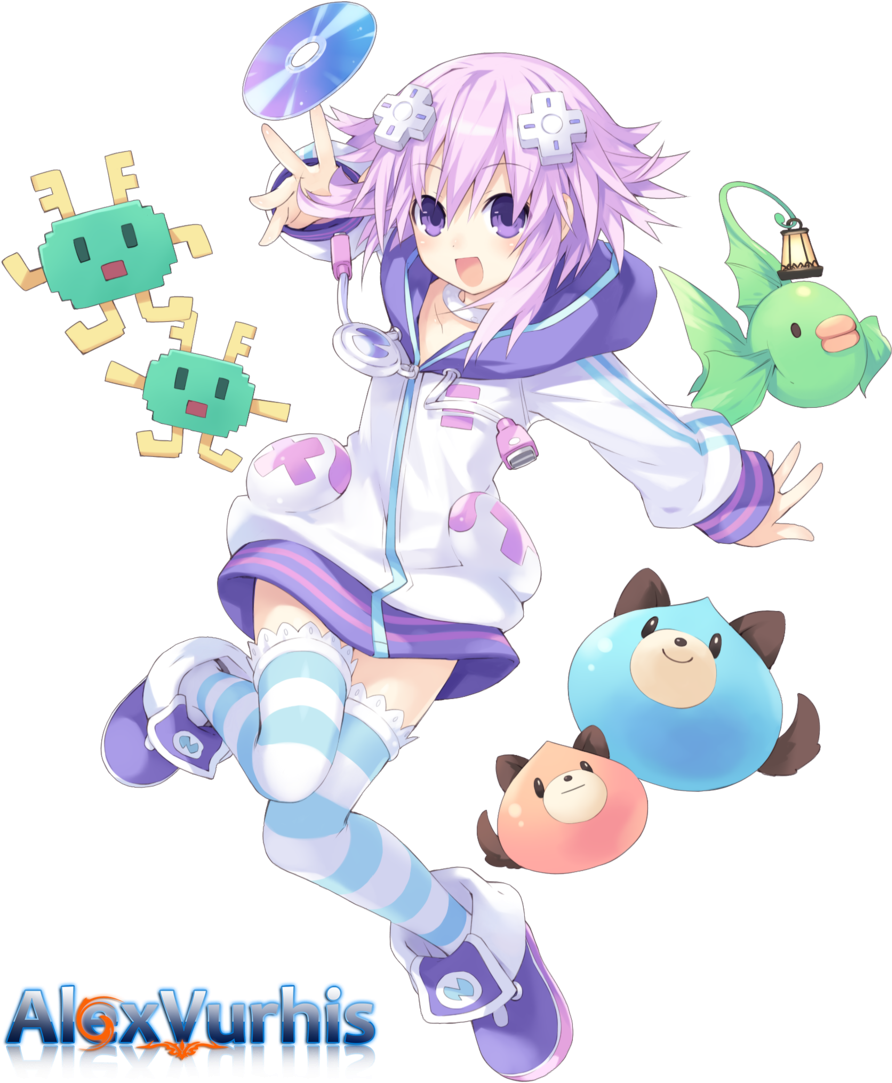 Clip Art Hyperdimension Neptunia Re Birth 1 Neptune - Hyperdimension Neptunia Re Birth1 Photo Album (1024x1152), Png Download