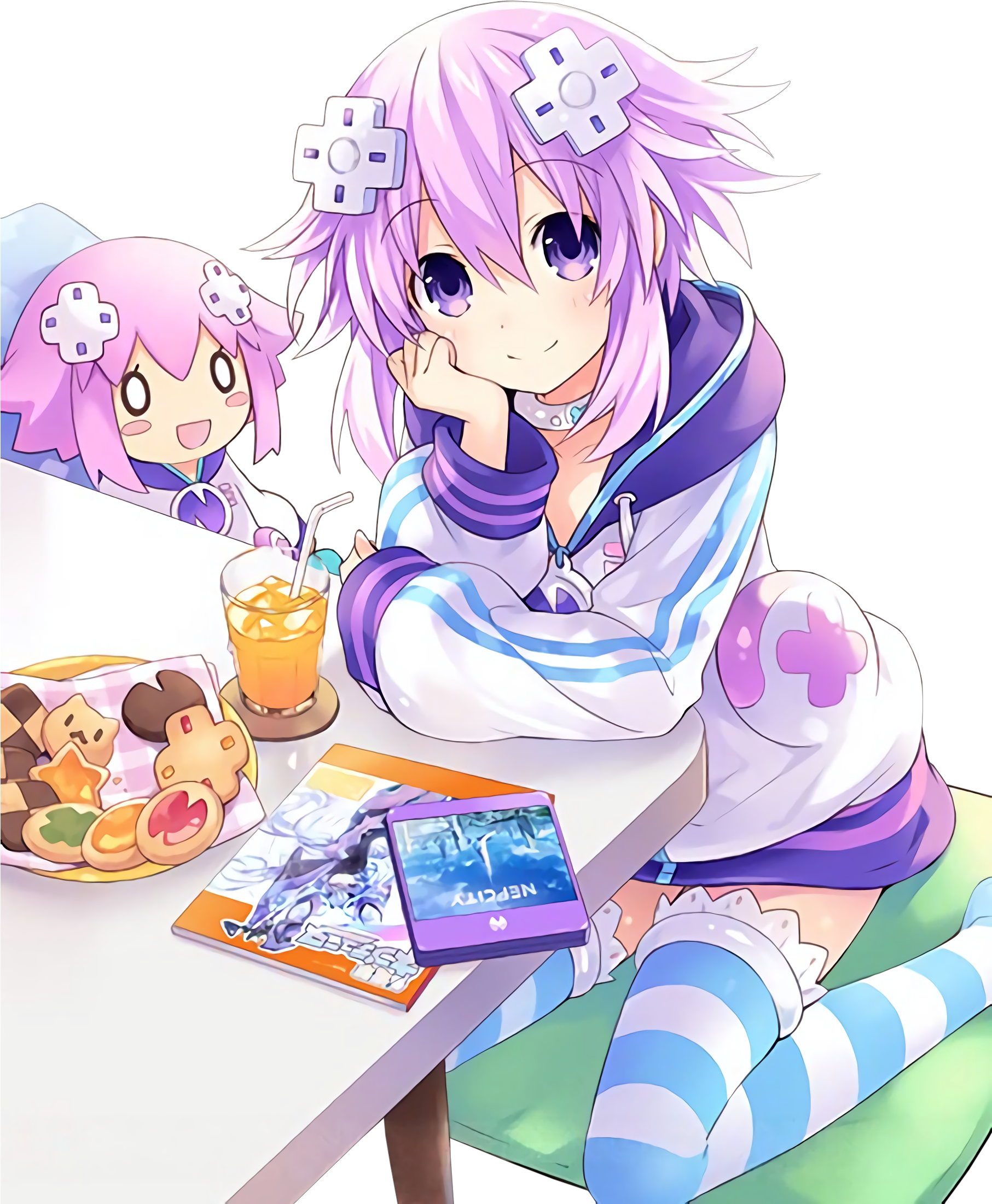 Neptune Render By Jessymoonn-dbqcsii - Neptune Tsunako (1812x2560), Png Download