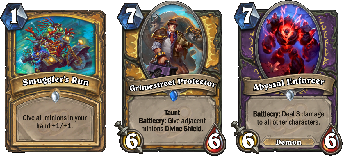 Hearthstone Mean Streets Of Gadgetzan Reveal Part 4 - Hearthstone Gadgetzan Cards (1198x543), Png Download