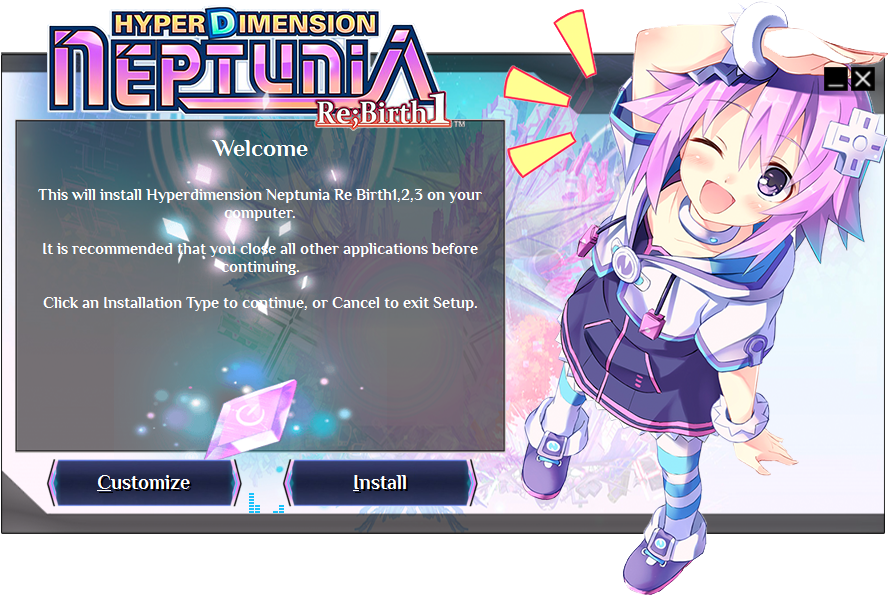 Hyperdimension Neptunia Re - Idea Factory Hyperdimension Neptunia Re;birth1 Rebirth (937x607), Png Download