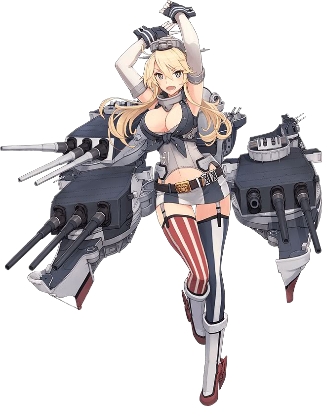 Https - //static - Tvtropes - Org/pmwiki/pub/images/ - Kancolle Iowa (350x440), Png Download