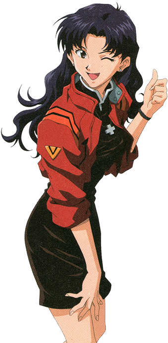 A Cruel Angel's Thesis - Misato Katsuragi Original (499x691), Png Download