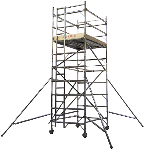 Scaffolding Construction - Scaffold Tower (500x500), Png Download