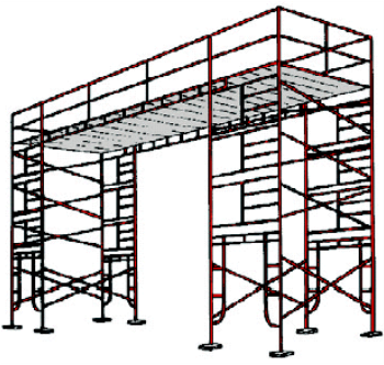 Scaffolding - Scaffold Png (500x386), Png Download