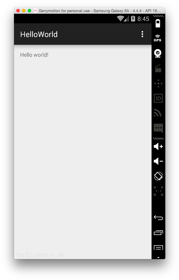 A 641 × 989 Image Of The Emulator Will Be Saved On - Android Homeasupindicator (641x989), Png Download