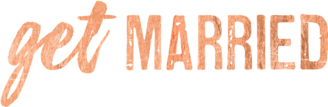 We Love Weddings - Get Married Font (776x192), Png Download