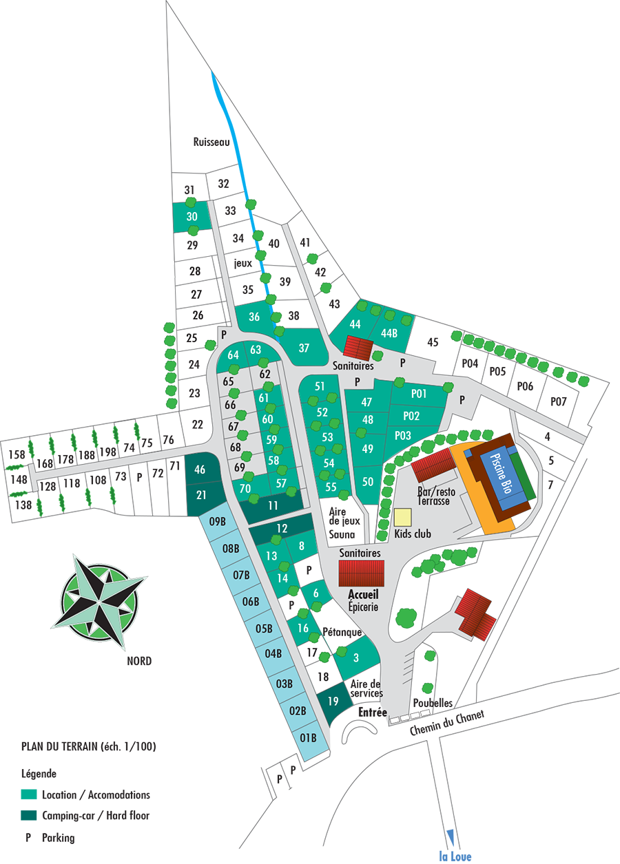 Campsite Le Chanet Ornans - France (900x1255), Png Download