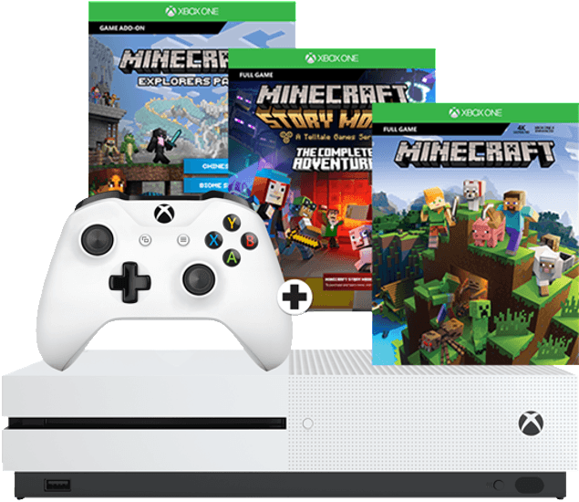 xbox one s 1tb minecraft limited edition console bundle