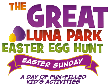 The Great Luna Park Easter Egg Hunt - Melbourne (427x325), Png Download