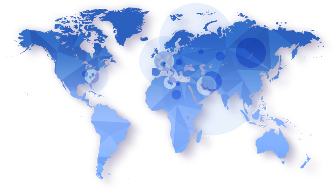 Present In More Than 17 Countries Map - Hd Wish You Were (1081x615), Png Download