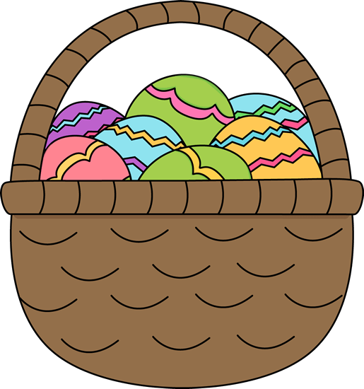 Easter Egg Hunt Prairieland Partners - Easter Egg Basket Clip Art (515x550), Png Download