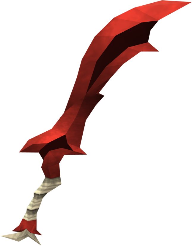 The Runescape Wiki - Runescape Scimitar (646x830), Png Download