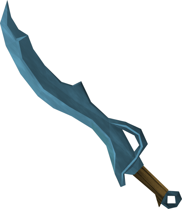 Rune Scimitar - Runescape Wiki - Wikia - Runescape Rune Scimitar (720x826), Png Download