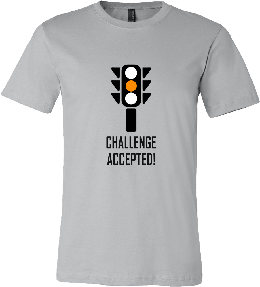 Challenge Accepted - Funny Police T Shirt (1000x1000), Png Download