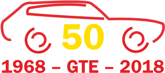 50th Scimitar Gte - Crufts (640x451), Png Download