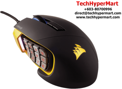 Corsair Scimitar Rgb Optical Moba/mmo Gaming Mouse - Corsair Gaming Scimitar Pro Rgb Gaming Mouse, Black. (500x500), Png Download