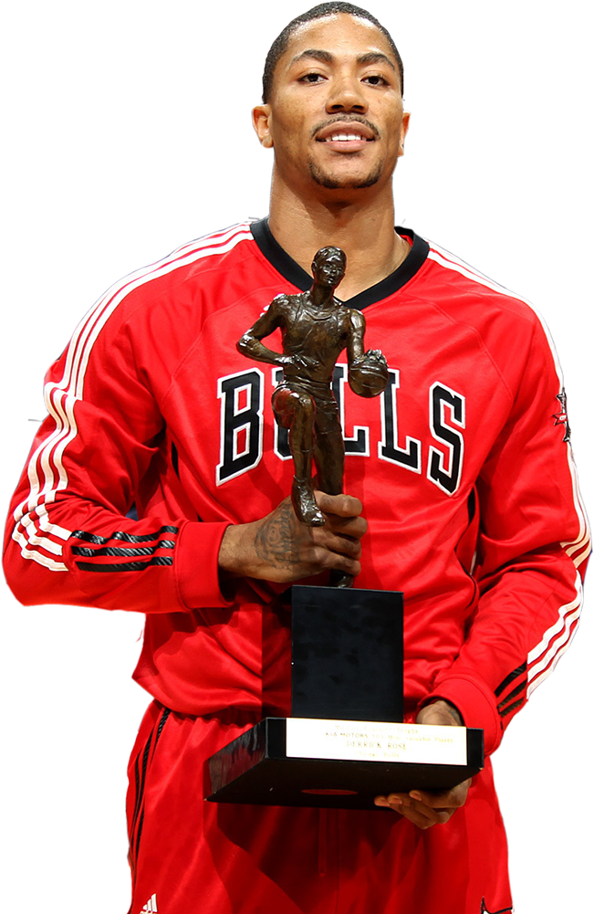 Derrick Rose's Mvp Season Highlights - Signed Derrick Rose Photo - Authentic 8x10 Psa Dna (1738x1086), Png Download