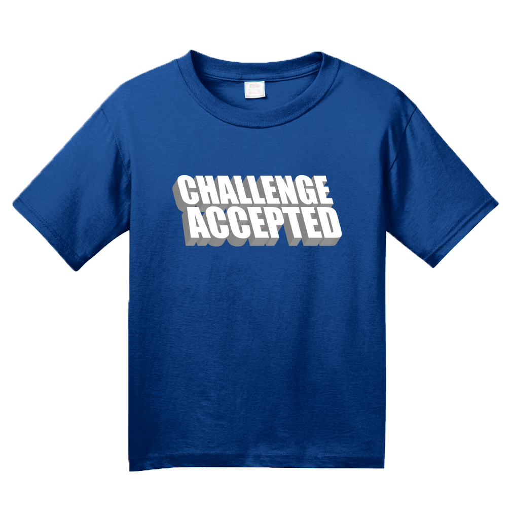 Youth Royal Challenge Accepted T-shirt - T Shirt For Brother (1010x1005), Png Download