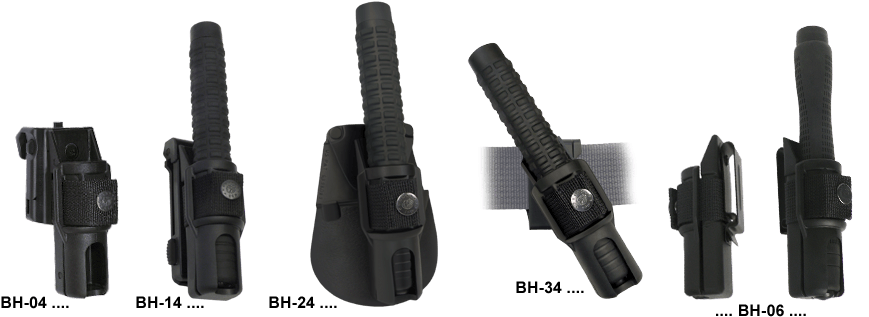 All Hardened Expandable Batons Are Supplied With Swivelling - Pouzdro Rotační Na Teleskopické Obušky 16, 18, 21 Černé (900x360), Png Download