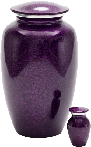 Purple Mist Metal Urn (494x494), Png Download