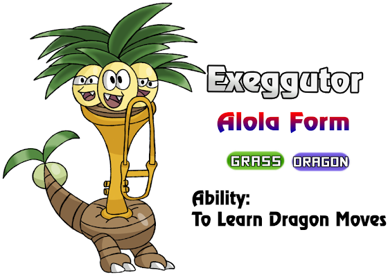Exeggutor Podría Ser Más Competente Con Esta Forma, - Exeggutor Alola Form Shiny (640x437), Png Download