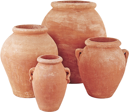 Olive Oil Urn 4x Silo - Impruneta (584x584), Png Download