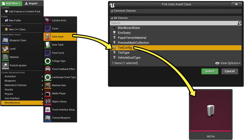 Newdataasset - Ue4 Data Asset Blueprint (982x575), Png Download