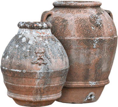 Antique Clay Pots (500x500), Png Download