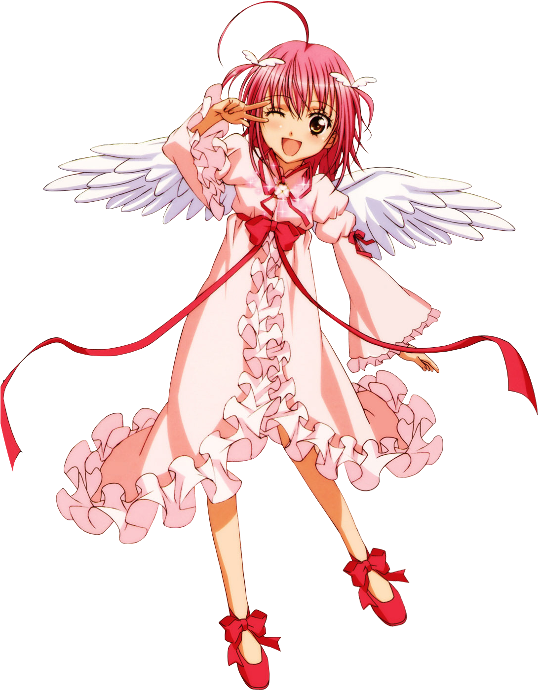 Shugo Chara Amulet Angel Pose - Hinamori Amu Amulet Angel (1134x1417), Png Download