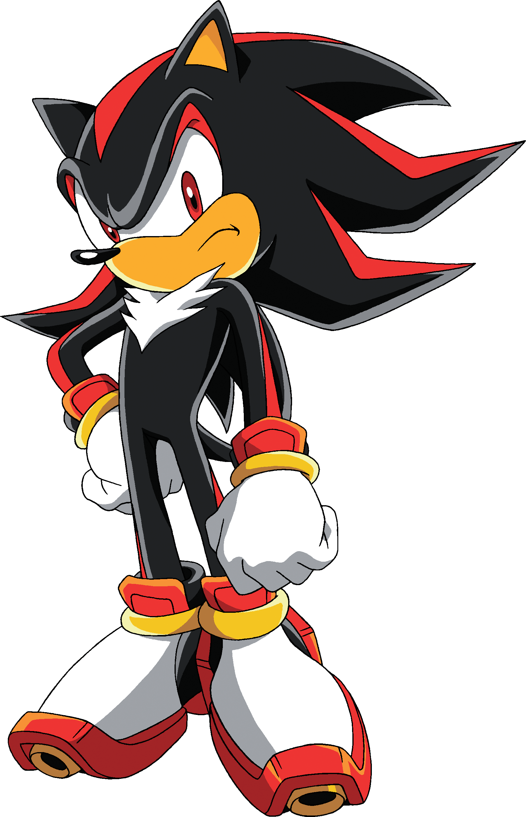 Sonic X Signature Pose - Shadow The Hedgehog (1754x2720), Png Download