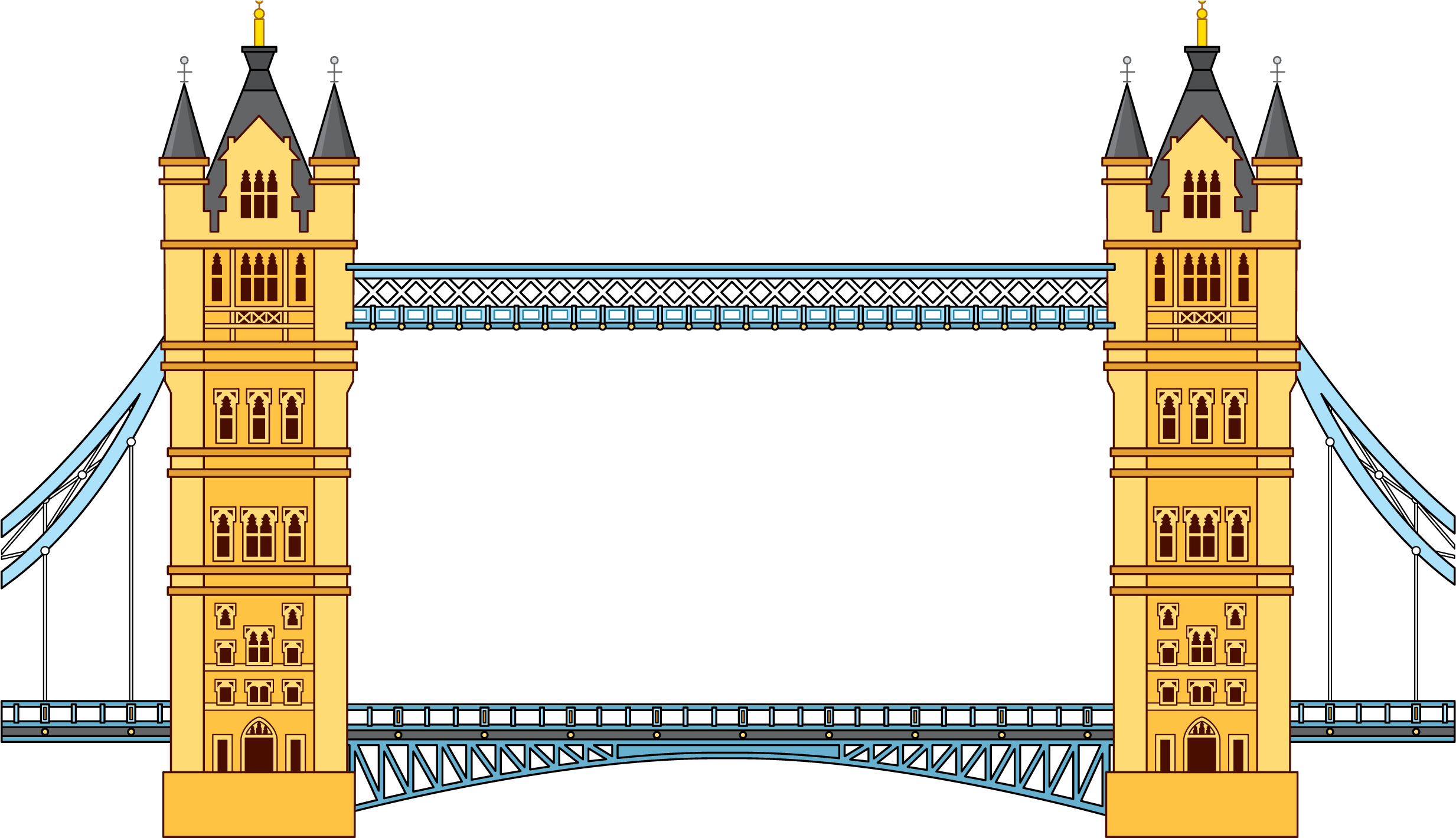 Bridge Clipart Animated - Elements Of Civil Engineering (2547x1487), Png Download