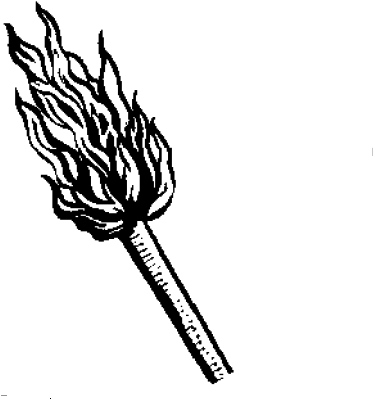 Flaming Torch Drawing - Revolutionary Communist Party Of India (520x440), Png Download