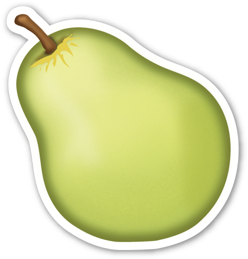 35 Images About Png Emoji On We Heart It - Emoji Pear (458x480), Png Download